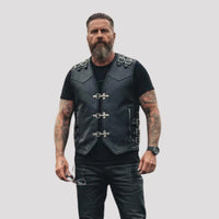 Men's Leather Vest – Design 075