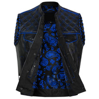 Men's Leather Vest – Design 035
