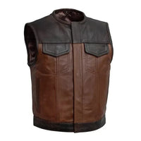 Men's Leather Vest – Design 051