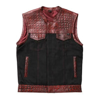 Men's Leather Vest – Design 024