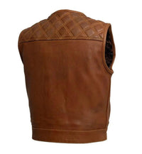 Men's Leather Vest – Design 019
