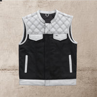 Men's Leather Vest – Design 031
