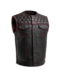 Men's Leather Vest – Design 038