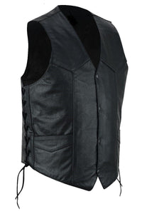 Men's Leather Vest – Design 032