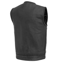 Men's Leather Vest – Design 034