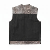 Men's Leather Vest – Design 072