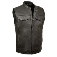 Men's Leather Vest – Design 046