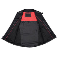 Men's Leather Vest – Design 040
