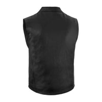 Men's Leather Vest – Design 050
