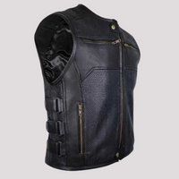 Men's Leather Vest – Design 062