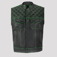 Men's Leather Vest – Design 063