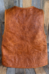 Men's Leather Vest – Design 030