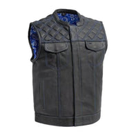 Men's Leather Vest – Design 054