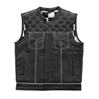 Men's Leather Vest – Design 058