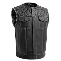 Men's Leather Vest – Design 021