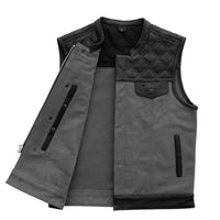 Men's Leather Vest – Design 057