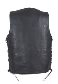 Men's Leather Vest – Design 048