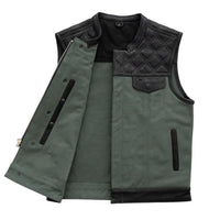 Men's Leather Vest – Design 020