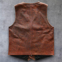 Men's Leather Vest – Design 060