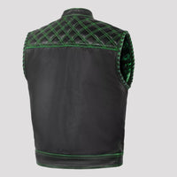 Men's Leather Vest – Design 063
