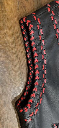 Men's Leather Vest – Design 033