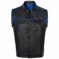Men's Gold Leather Vest – New folder