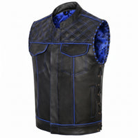 Men's Gold Leather Vest – New folder