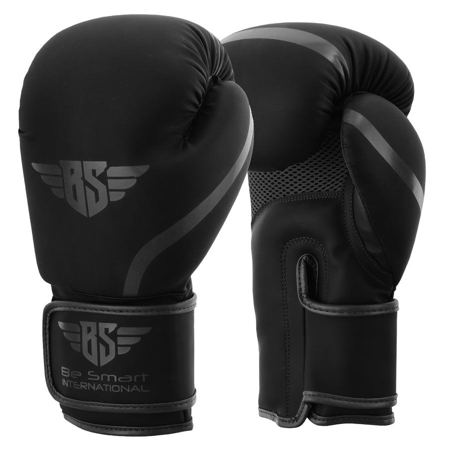 Matte Black Boxing Gloves