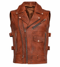 Men's Leather Vest – Design 118