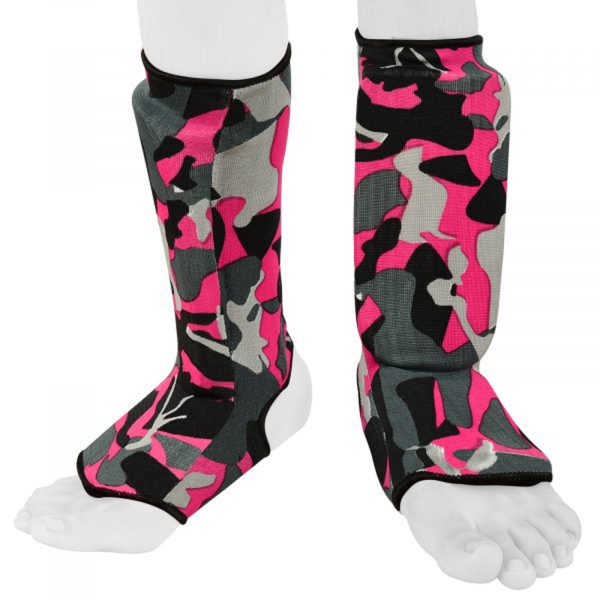 Kids Shin Instep Pads MMA Leg Foot Guard