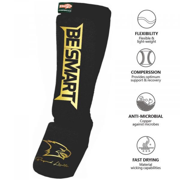 Shin Instep Pads MMA Leg Foot Guards