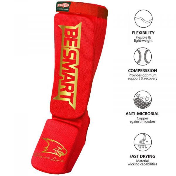Shin Instep Pads MMA Leg Foot Guards