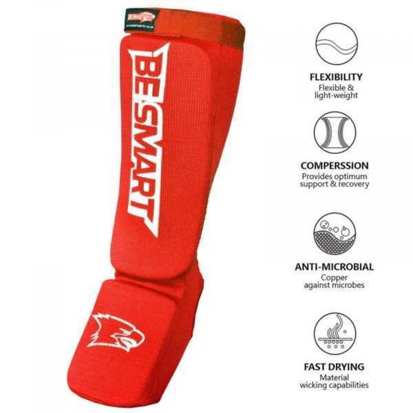 Shin Instep Pads MMA Leg Foot Guards