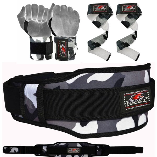 Be Smart Weight Lifting Belt Gym Training Neoprene Fitness Workout Back Support