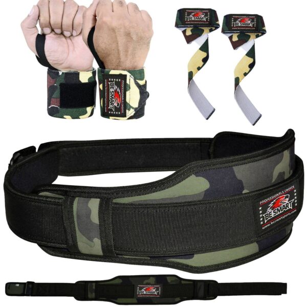 Be Smart Weight Lifting Belt Gym Training Neoprene Fitness Workout Back Support