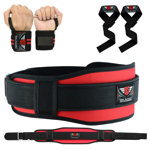 Be Smart Weight Lifting Belt Gym Training Neoprene Fitness Workout Back Support